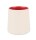 MAOCI Scoon Teebecher 300 ml Sandfarben-Karminrot – Porzellan