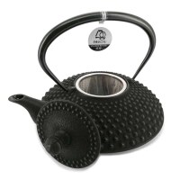 Iwachu - japanische Gusskanne Kambin 1,3l schwarz