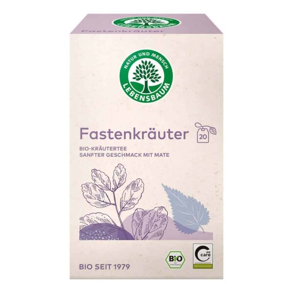 Kräutertee BIO Fastenkräuter 20 Teebeutel