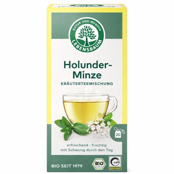 Kräutertee BIO Holunder-Minze 20 Teebeutel
