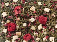 Grüntee Sencha Himbeertörtchen Himbeer-Sahne Note