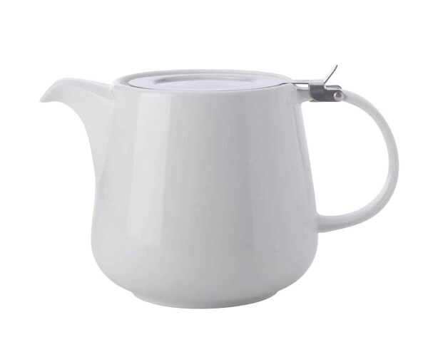 Maxwell & Williams Round Teekanne weiß 1,2l