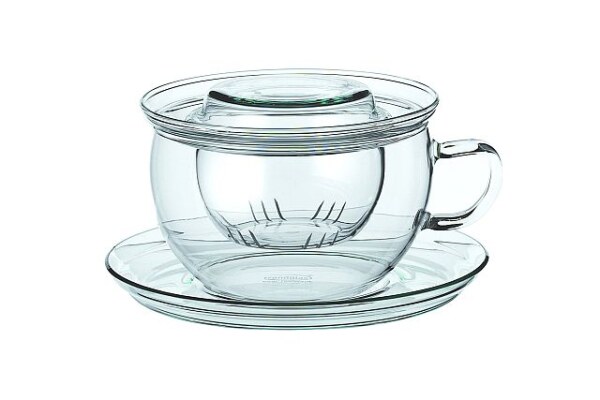 Glastasse mit Sieb Trendglas Jena - Tea Time