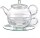 Cha Cult Tea for One Set Lucas aus Glas 0,45l