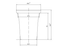 Glas-Sieb für Trendglas Jena