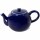 Teekanne XXL Porzellan 2,5l - blau *B-Ware*