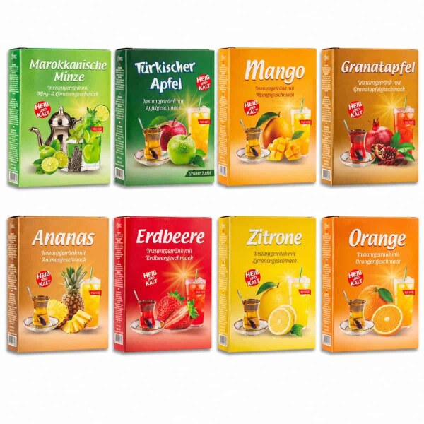türkischer Instant Apfeltee - 8er Probierset