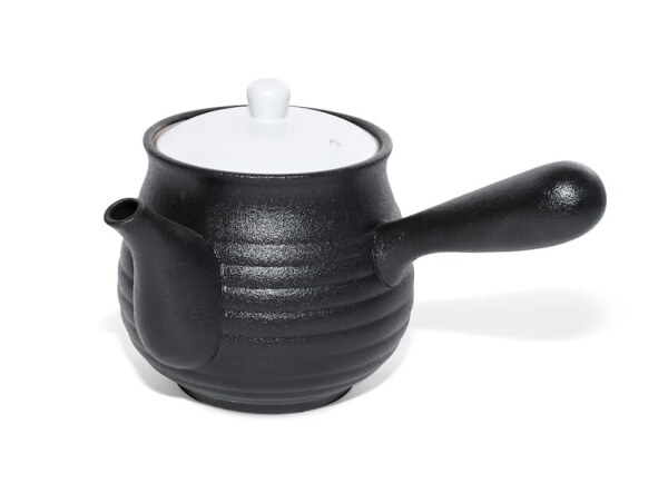 MAOCI Kyusu Teekanne schwarz 500ml - Einhand