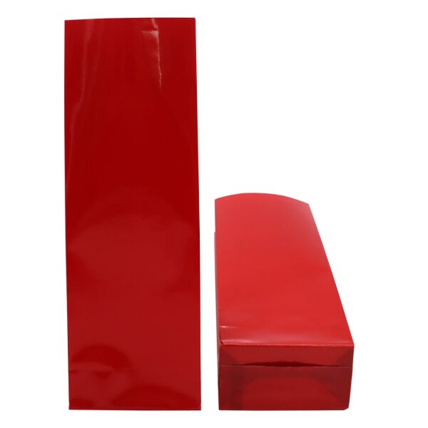 10 Blockbodenbeutel | Teetüten 250g - rot