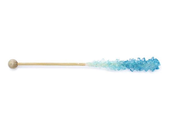 Cocktail Stick, "Duo", 2-farbig, blau-hellblau - einzeln verpackt