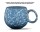 Maoci Jumbotasse Porzellan - blau-gesprenkelt 0,5l