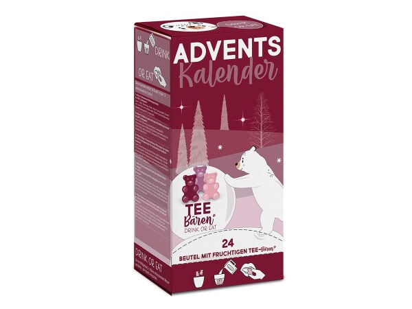 Tee-Bären® Adventskalender Schneekugel