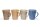 Maoci Jumbo Becher Set 4fach 400ml (Riffelmuster)