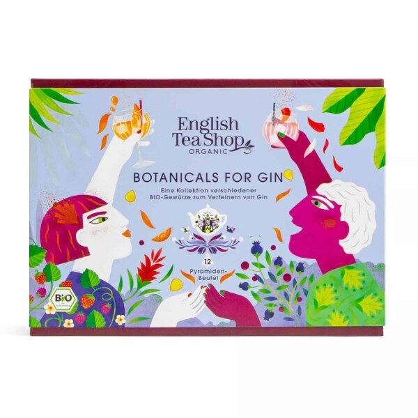 English Tea Shop -Botanicals for Gin Set, Gewürz, BIO, 12 Beutel
