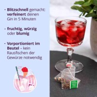 English Tea Shop -Botanicals for Gin Set, Gewürz, BIO, 12 Beutel