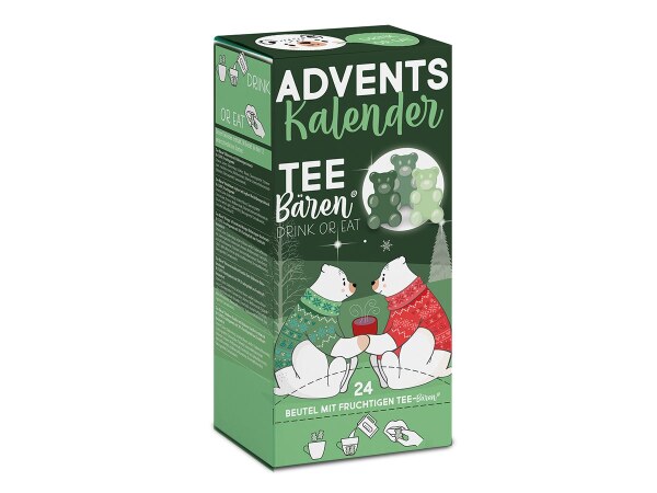 Tee-Bären® Adventskalender „Duo mit Tasse“