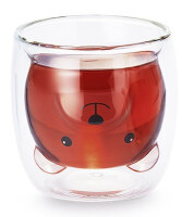 Teeglas „Pat" mit Bär Motiv 2