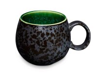 Maoci Jumbotasse Porzellan - schwarz-grau 0,5l