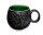 Maoci Jumbotasse Porzellan - schwarz-grau 0,5l