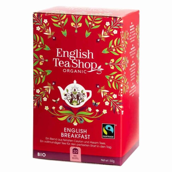 English Tea Shop English Breakfast, BIO Fairtrade, 20 Teebeutel