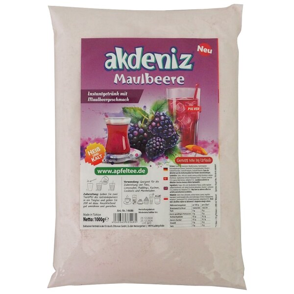Türkischer Instant Tee Akdeniz - Maulbeer 1KG