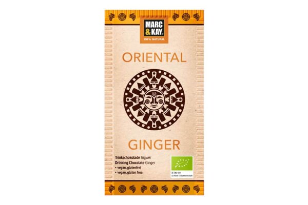 Bio Trinkschokolade ""Oriental Ginger" Ingwer 25g