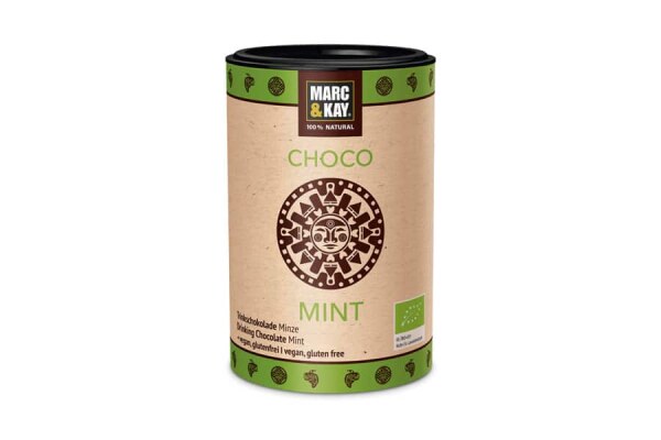 Bio Trinkschokolade Minze 250g Dose