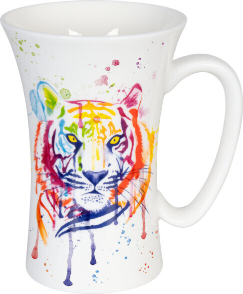 Könitz Jumbobecher Bone China Watercoloured Animals - Tiger 0,630l