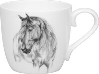 Könitz Becher Bone China Amazing Animals Pferd 0,425l
