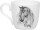 Könitz Becher Bone China Amazing Animals Pferd 0,425l