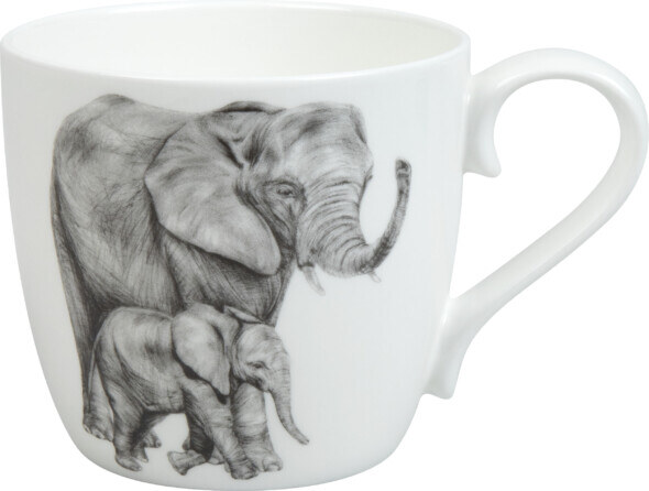 Könitz Becher Bone China Amazing Animals Elefanten 0,425l
