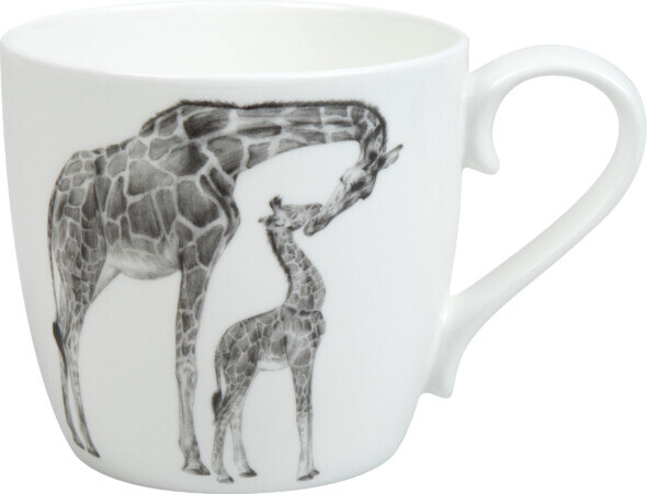 Könitz Becher Bone China Amazing Animals Giraffen 0,425l