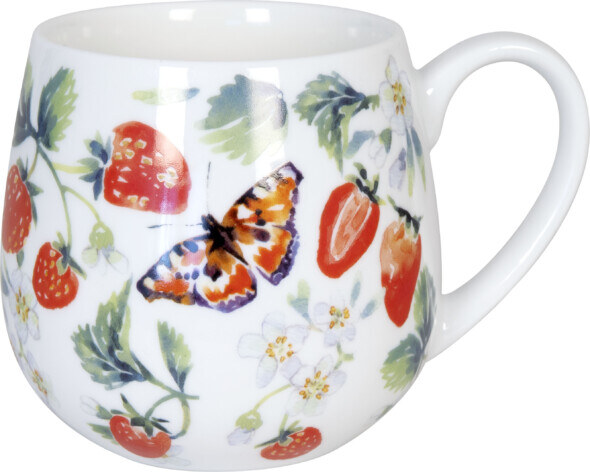 Könitz Becher Porzellan Victoria Lowe - Fruity Tea - Strawberry 0,4l