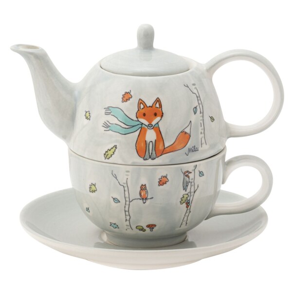 Mila Design Tea for One Clever Fox