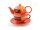 Tea for One Cha Cult „Patricia“ – 3-teiliges Teeset mit Goldauflage
