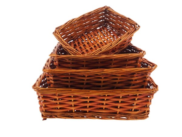 Weidenkörbe Rattan 4er Set