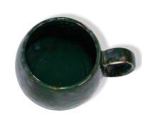 Maoci Jumbotasse Porzellan - grün-gefleckt 0,5l