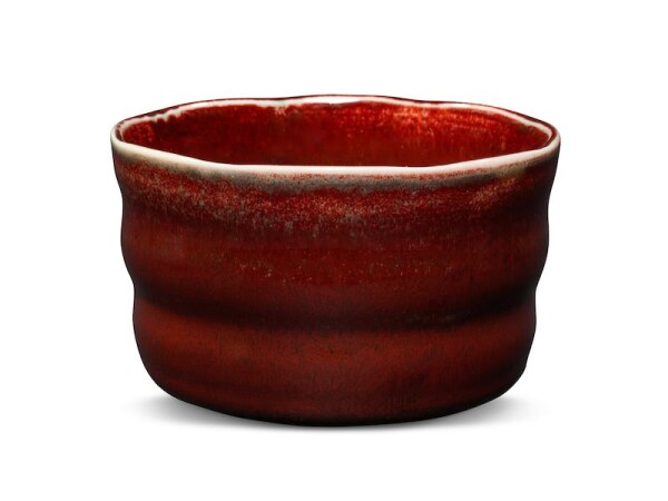 Maoci - Matcha-Schale 380ml weinrot