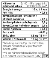 Kräutertee Immunstark mit Zink und Vitamin C