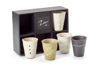 japanisches Teecup Set Zen - Keramik / Steinzeug B-Ware