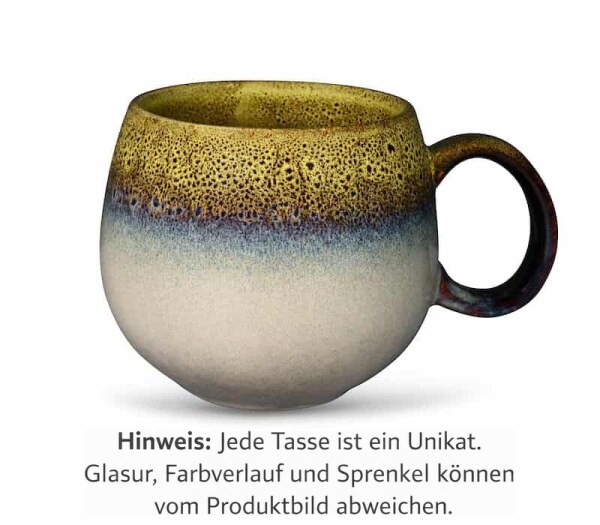 Maoci Jumbotasse Porzellan - Sanddüne 0,5l