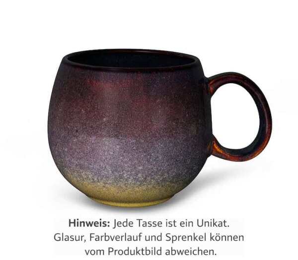 Maoci Jumbotasse Porzellan - Dämmerglut 0,5l