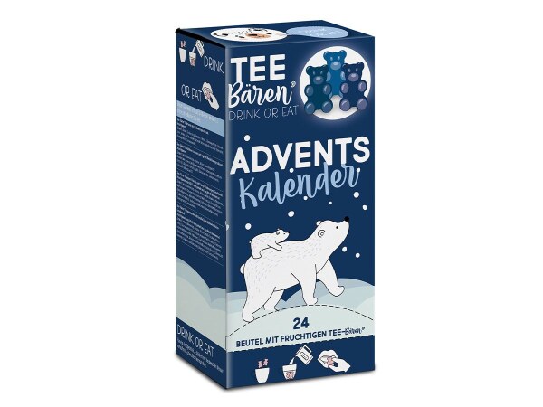 Tee-Bären® Adventskalender Teebären bei Nacht