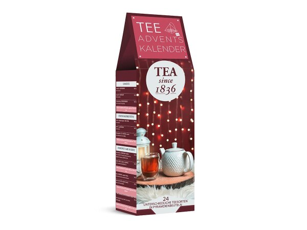 Tee-Adventskalender „rote Weihnachten“