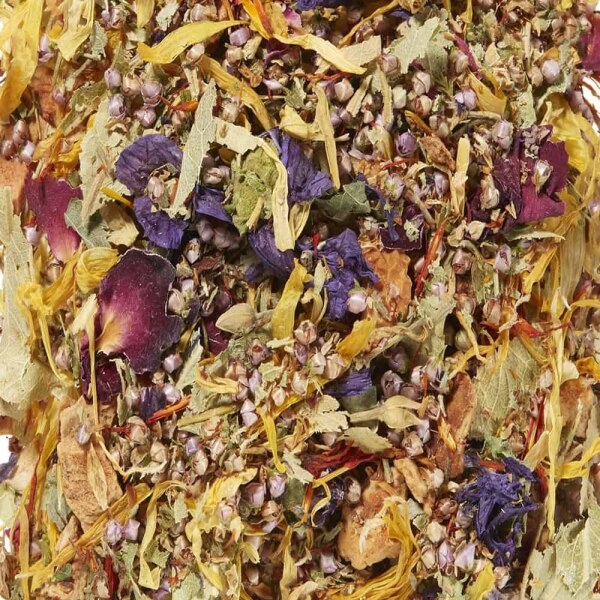 Kräutertee Blütenmeer - Kirsch-Himbeer-Note