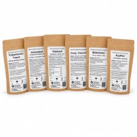 Probierset Kräuter Tee gemischt im Organza Beutel