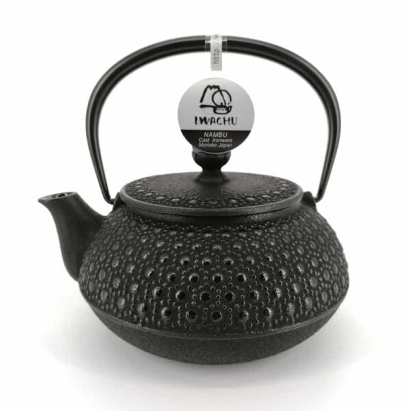 Iwachu - japanische Gusskanne Kikko 0,65l schwarz